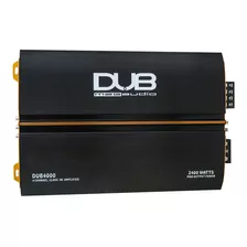 Amplificador Dub Audiobahn De 4 Canales 2400w Mod. Dub4000 