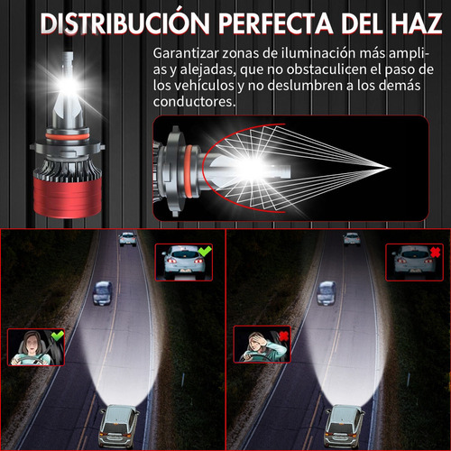 28000lm 60w 9005 9006 Faros Led Luz Alta Y Baja Para Toyota Foto 7