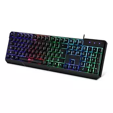 Klim Chroma Gaming Keyboard Con Cable Usb + Tiempo De Respue