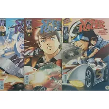 Hq Gibi Speed Racer Mini-série Em 3 Edições +poster Editora Abril