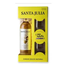 Vino Santa Julia + 2 Vasos Santa Julia - Blanco - Botella - Unidad - 1