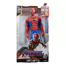Muñeco Spiderman Avengers Luz Sonido Alternativo 30cm
