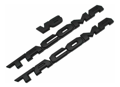 Emblema Letras Sobreposicion Tacoma - V6 - 4x4 + Regalo Trd Foto 5