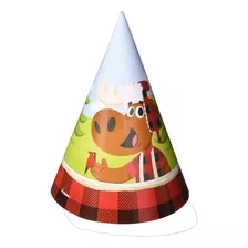 8 Sombreros De Fiesta De Tamano Infantil, Lum-bear-jack