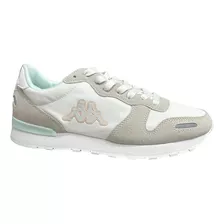 Zapatilla Kappa Logo Berlin Blanca Rosa Verde