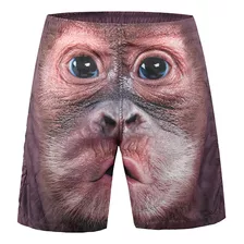 Doodle Monkey Couple Beach Pants