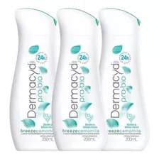 Kit 3 Sabonetes Íntimos Dermacyd Breeze Camomila 200ml Cada