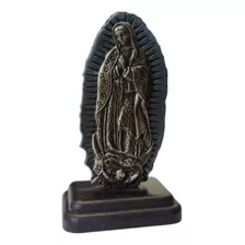 Virgen De Guadalupe En Bulto Color Ocre 13 Cm
