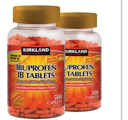 Ibuprofeno Kirkland 200 Mg 500 Uds Original 