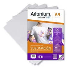 Papel A4 Sublimacion Artanium Secado Instantáneo X 500 Hojas