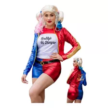 Disfraz Harley Quinn Queen Halloween Talla S Y M