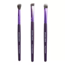 Kit De Pincéis Faciais Para Olhos Linha Degradê Marco Boni Cor Roxo