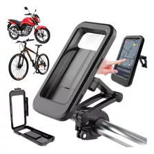 Suporte Capa Celular Moto Bike Bicicleta Gps A Prova Dagua