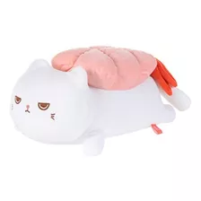 Gato Sushi Camarão De Pelúcia Miniso