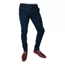Pantalón Elasticado Hombre Azul Claro Jeans / Ajustado