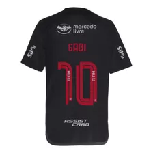 Manto Flamengo Jogo 3 + Kit Patrocinio + Gabi10 + Patch Camp