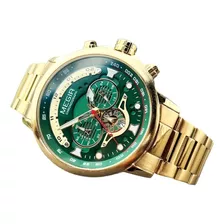 Reloj De Pulsera Dorado Hombre