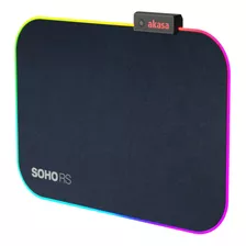 Mouse Pad Rgb De Alta Precisão Com 9 Modos Rgb Akasa Soho Rs