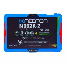 Tablet Necnon M002k-2 Android 8.1 7 8gb Azul Y 1gb De Memoria Ram