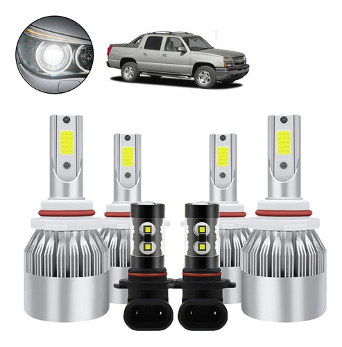 Kit De Faros Led Auto 16000lm 120w For Chevrolet Csp Chips Chevrolet Blazer