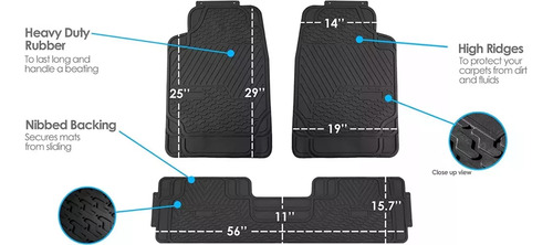 Kit Tapetes 3 Piezas Tipo Royal Lexus Gs-300 3.0 1993 Foto 9