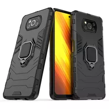 Xiaomi Poco X3 / Case Black Panther + Tempered Glass Full 9h