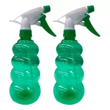 Kit2 Pçs Pulverizador Para Limpeza Higienizaçao 500ml Verde