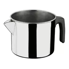 Fervedor Inox Indução 850ml Caneca Com Bico Cabo Baquelite