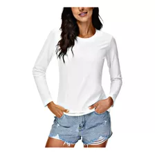 Camisetas Térmicas Feminina Segunda Pele Camisa Uv50 Dry Fit