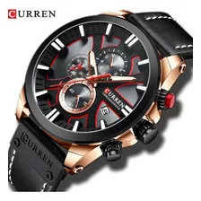 Relógio Curren Chronograph Sport Relógios Masculinos Relógio