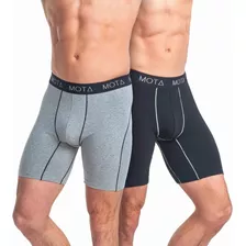 Boxer Algodón Deportivo Mota Talla Xlpack X2