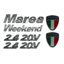 Kit Emblema Marea Weekend 2.4 20v Escudo Itália