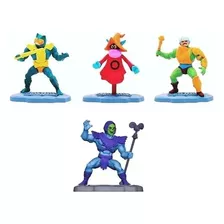 4 Miniatura Figuras He-man Masters Of The Universe Coleção