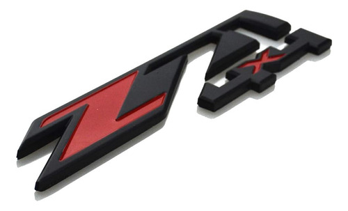 Dgea Emblema De Puerta Delantera Z71 4x4 Negro Rojo Para Gmc Foto 2