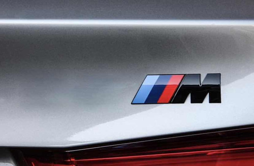 Emblema M Bmw 3 Cm Negro Brillante (glossy Black) Foto 3