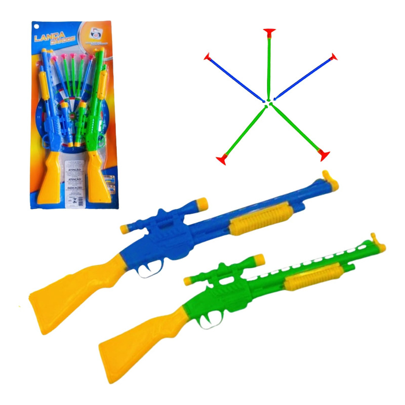 Pistola Arma Elite Lança Dardos Escopeta Estilo Nerf Mira