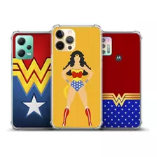 Capa Capinha Case Mulher Maravilha Pers. Escolha O Modelo