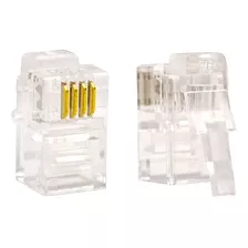 Conector Rj10 Pack 50 Unidades Rj9/rj10/rj22 Auricular