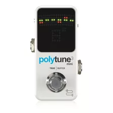 Pedal Afinador Guitarra Bajo Tc Electronic Polytune 3 Mini 