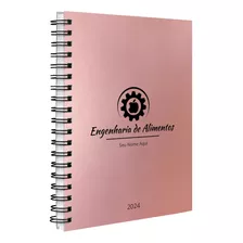 Agenda Personalizada Planner Semanal Profissões Rose Gold