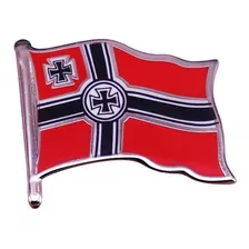 Insignia Metálica Bandera Kriegsmarine Cruz De Hierro 