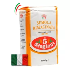 Farinha Italiana 00 Le 5 Stagioni Semola Rimatinata 1kg + Nf