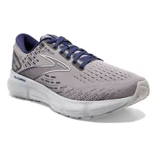 Tenis Brooks Glycerin 20 Hombre Gris/azul