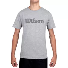 Camiseta Wilson Infantil - Cinza