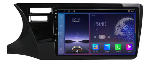 Estereo Android 13 Honda City 2014 - 2020 4gb 64gb Carplay Foto 3