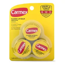 Carmex Tarros De Balsamo Labial Medicado, Protector Labial, 