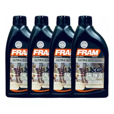 Aceite Motor Auto Fram 0w20 Dexos Api Sn Sintético 3.78l