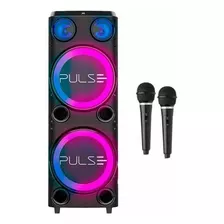 Alto Falante Torre Pulsesp508 Bluetooth 2300w +2 Mic Sem/fio