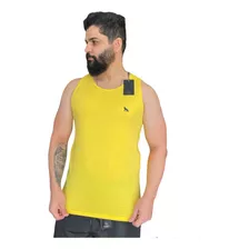 Regata Casual Masc Amarelo 