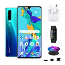 Smartphone Huawei P30 Dual Sim 128 Gb Azul Aurora 6 Gb Ram